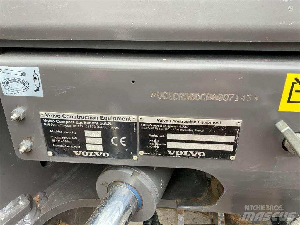 Volvo ECR50 Vikšriniai ekskavatoriai