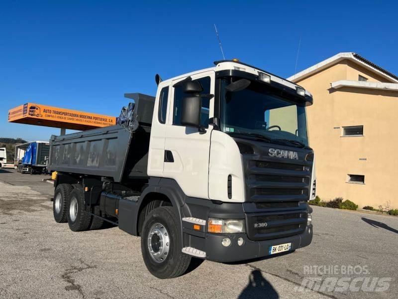 Scania R 380 Savivarčių priekabų vilkikai