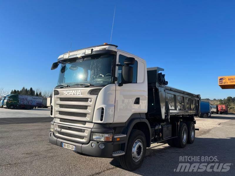 Scania R 380 Savivarčių priekabų vilkikai
