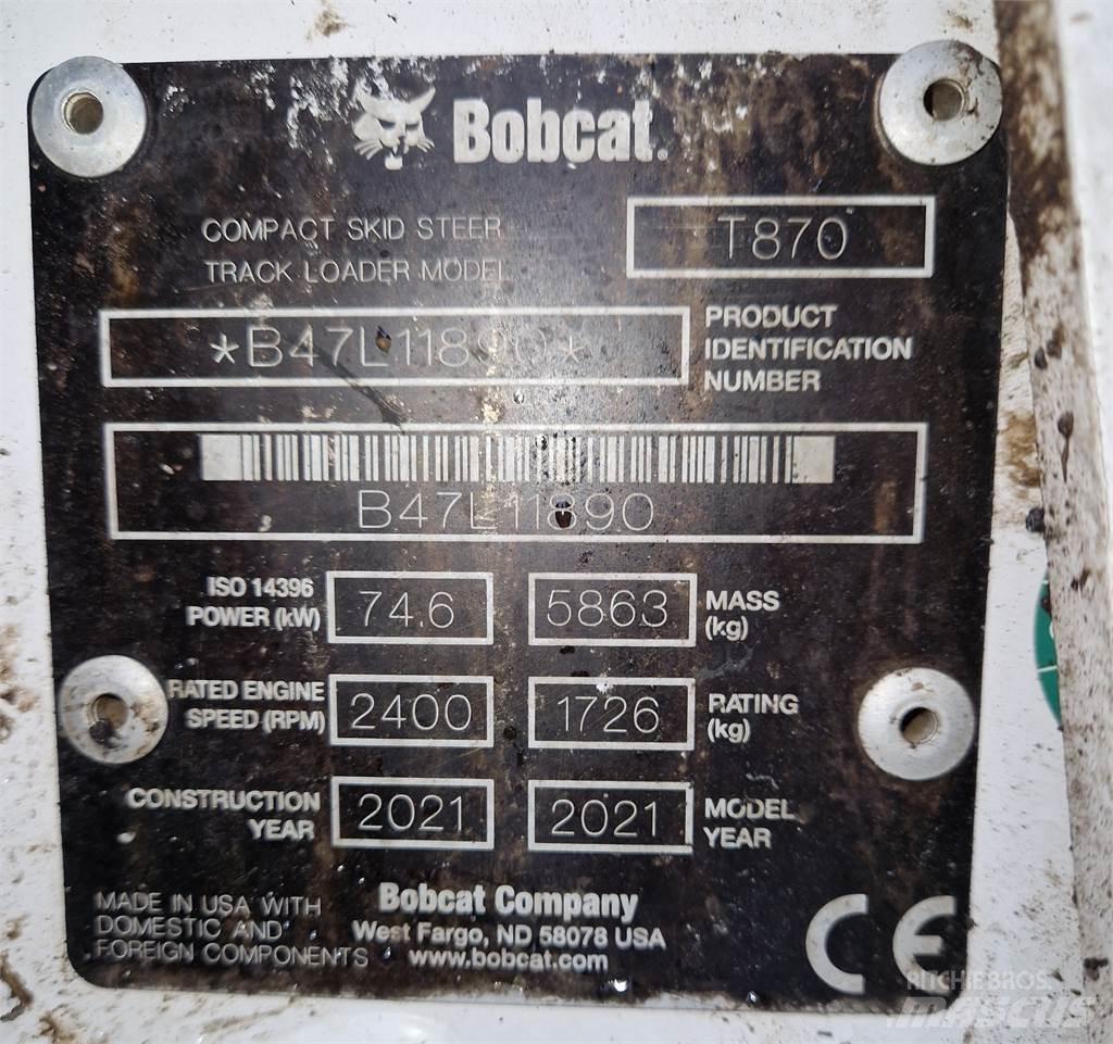 Bobcat T870 Krautuvai su šoniniu pasukimu