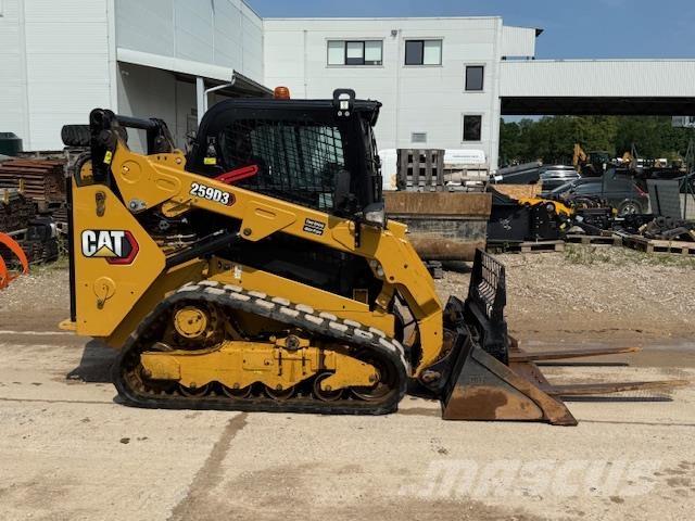 CAT 259D3 Krautuvai su šoniniu pasukimu