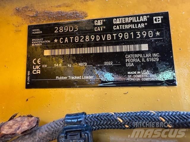CAT 289D3 Krautuvai su šoniniu pasukimu