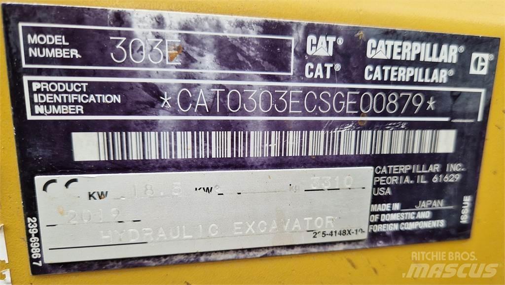 CAT 303E Mini ekskavatoriai < 7 t
