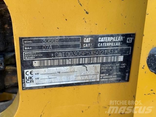 CAT 305 Mini ekskavatoriai < 7 t