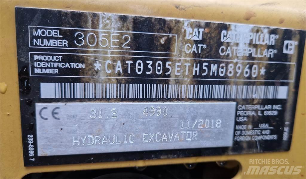 CAT 305E2 Mini ekskavatoriai < 7 t