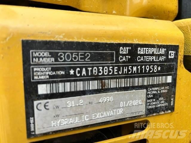 CAT 305E2 Mini ekskavatoriai < 7 t
