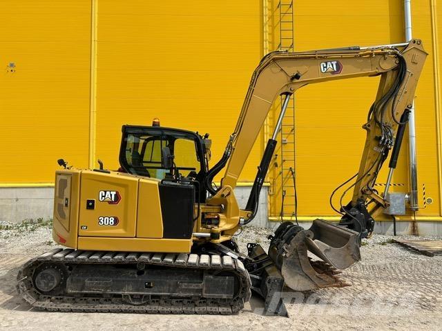 CAT 308-07 Mini ekskavatoriai < 7 t
