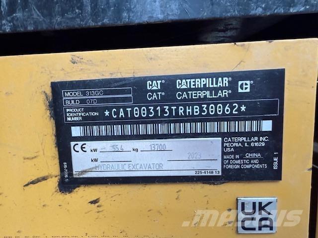 CAT 313-07 GC Vikšriniai ekskavatoriai