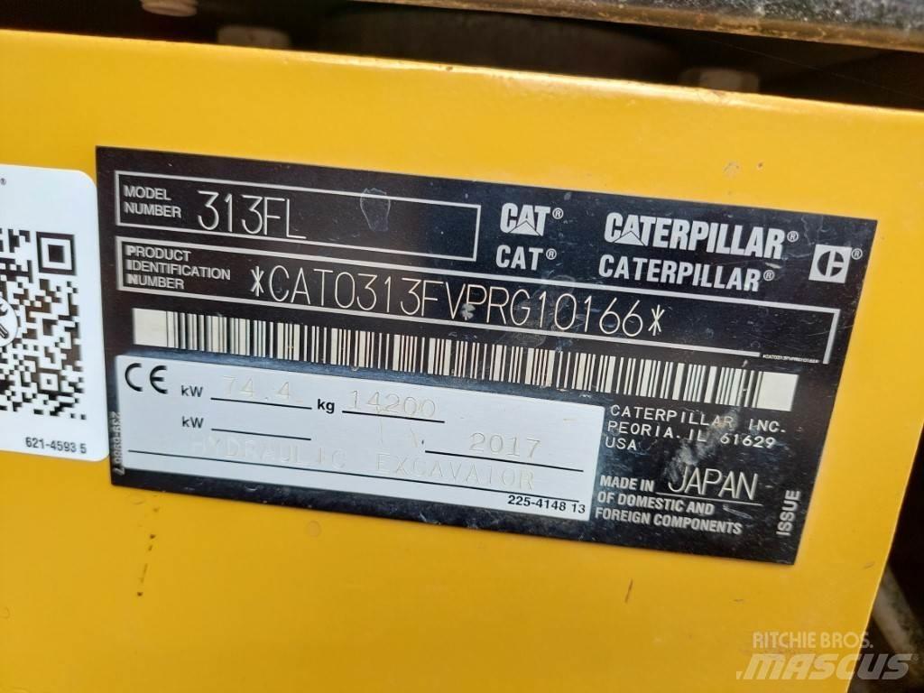 CAT 313FL Vikšriniai ekskavatoriai