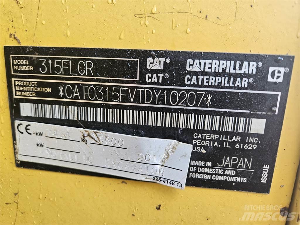 CAT 315FLCR Vikšriniai ekskavatoriai