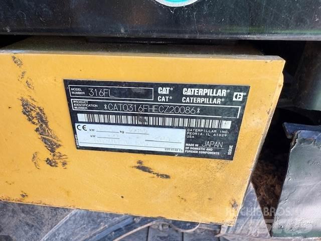 CAT 316F Vikšriniai ekskavatoriai