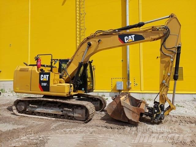 CAT 316FL Vikšriniai ekskavatoriai