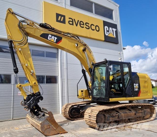 CAT 318FL Vikšriniai ekskavatoriai