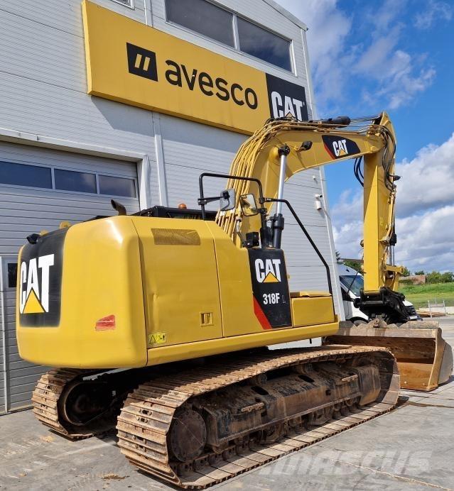 CAT 318FL Vikšriniai ekskavatoriai