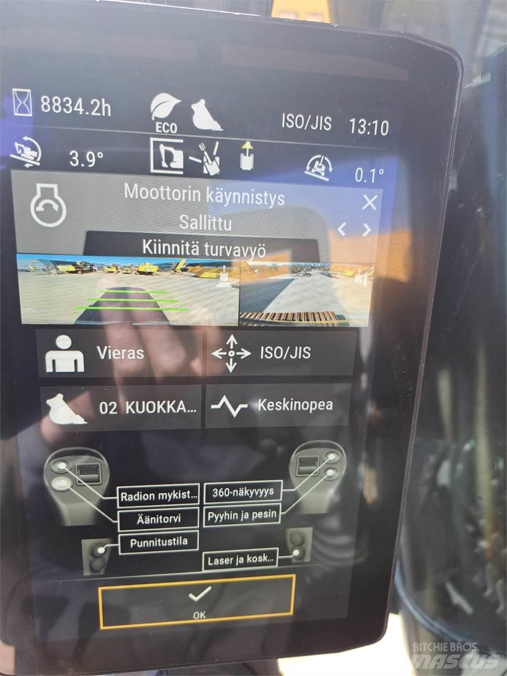 CAT 352 Vikšriniai ekskavatoriai