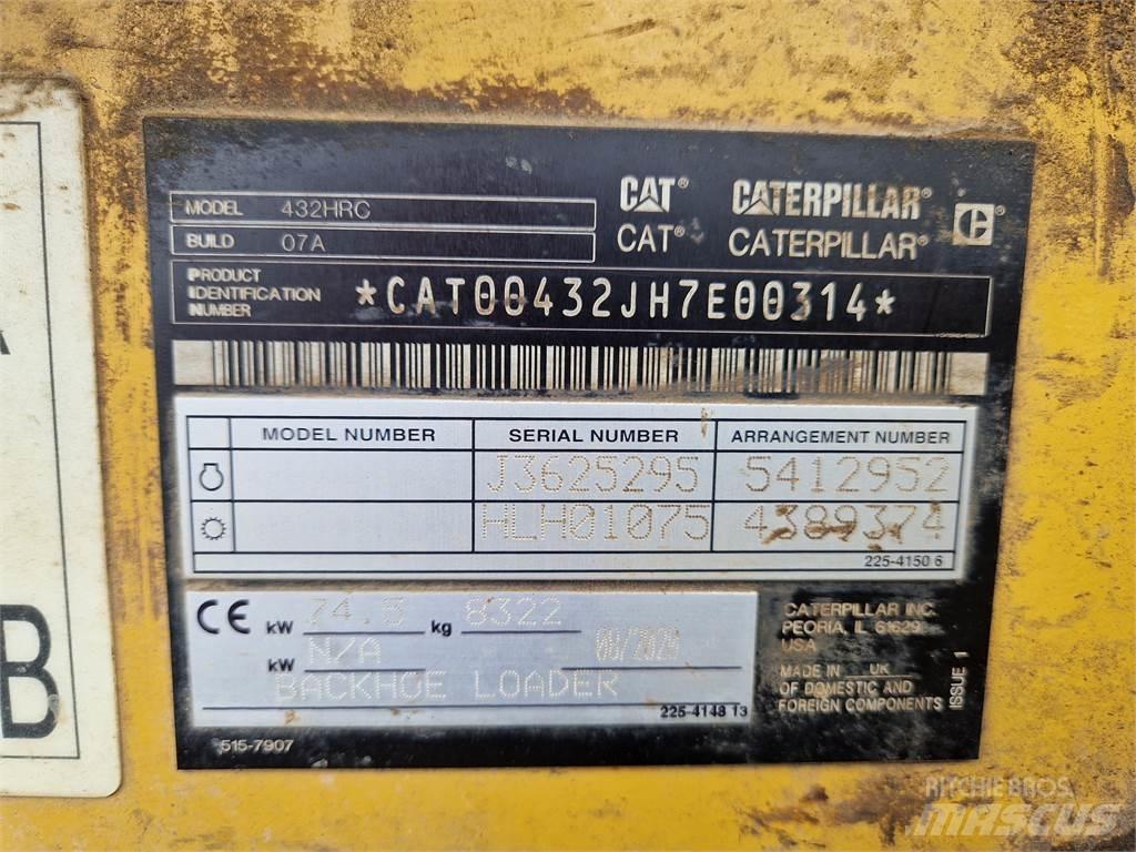 CAT 432-07 Ekskavatoriniai krautuvai