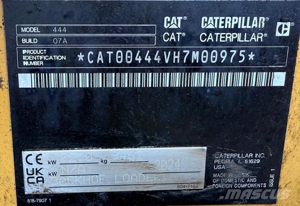 CAT 444 Ekskavatoriniai krautuvai