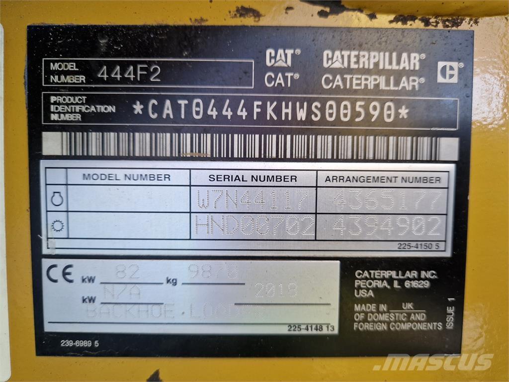 CAT 444F2 Ekskavatoriniai krautuvai