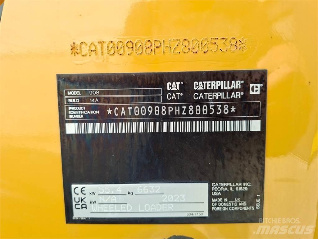 CAT 908 Naudoti ratiniai krautuvai