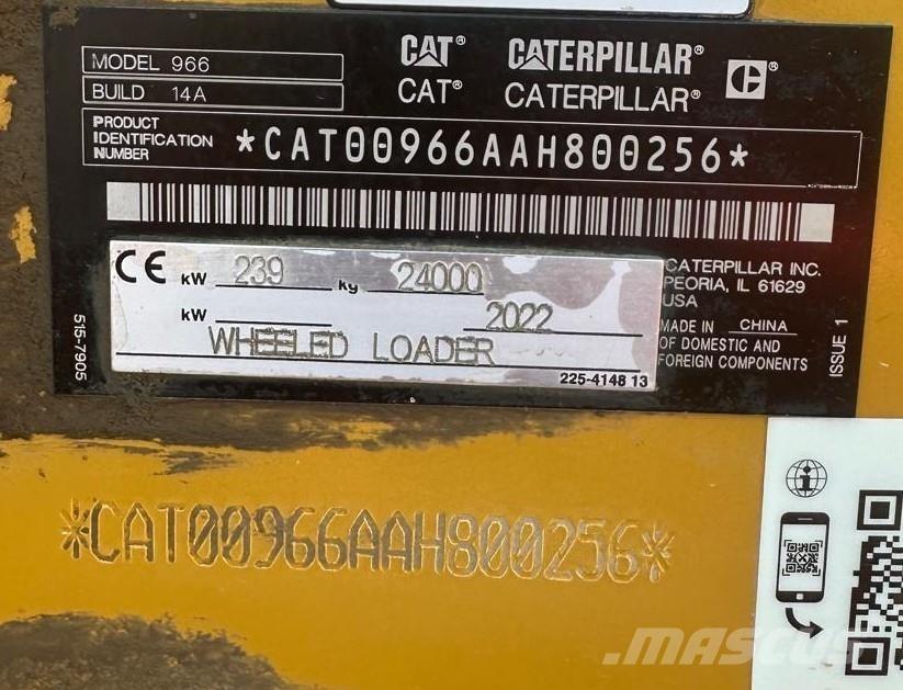 CAT 966 Naudoti ratiniai krautuvai