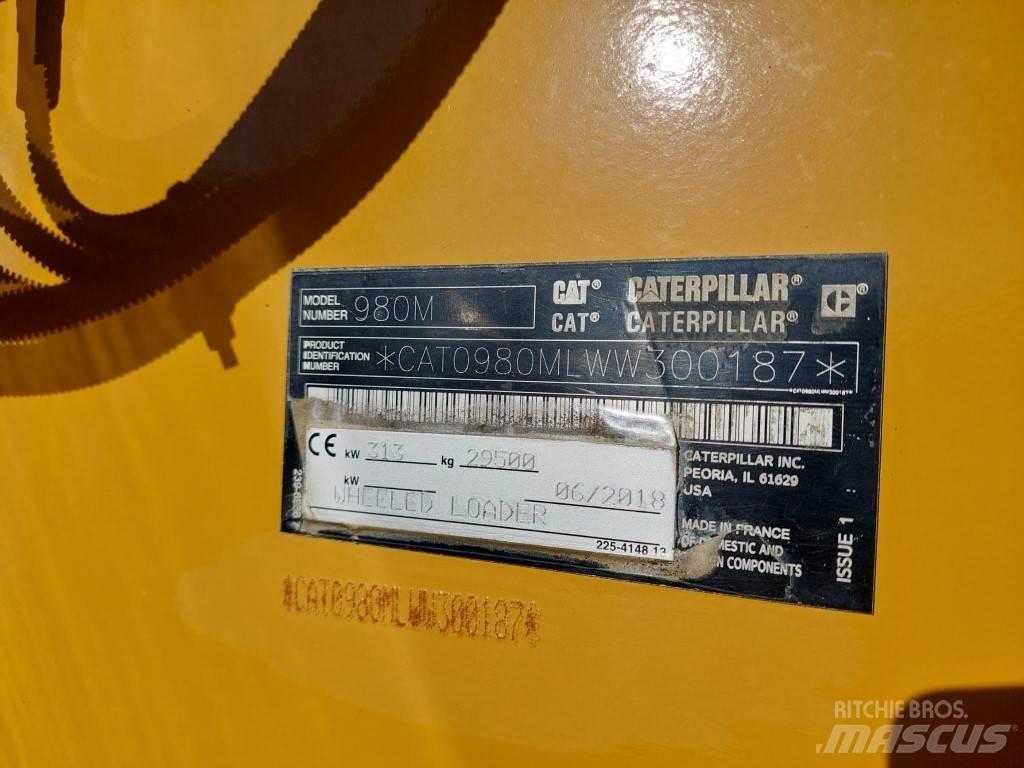 CAT 980M Naudoti ratiniai krautuvai