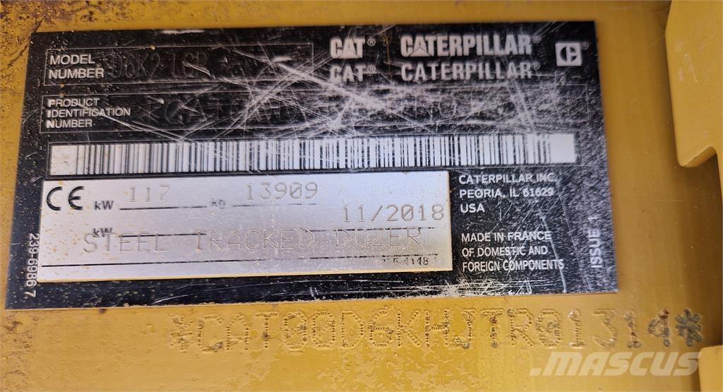 CAT D6K2 Vikšriniai buldozeriai