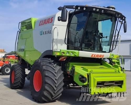 CLAAS Lexion 660 Derliaus nuėmimo kombainai
