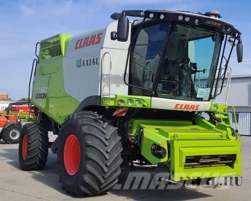 CLAAS Lexion 660 Derliaus nuėmimo kombainai