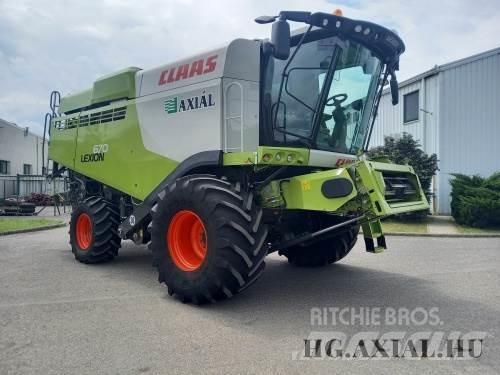 CLAAS Lexion 670 Derliaus nuėmimo kombainai