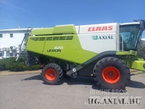 CLAAS Lexion 670 Derliaus nuėmimo kombainai