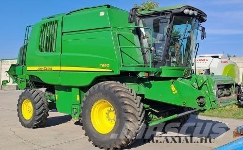 John Deere T660 Derliaus nuėmimo kombainai