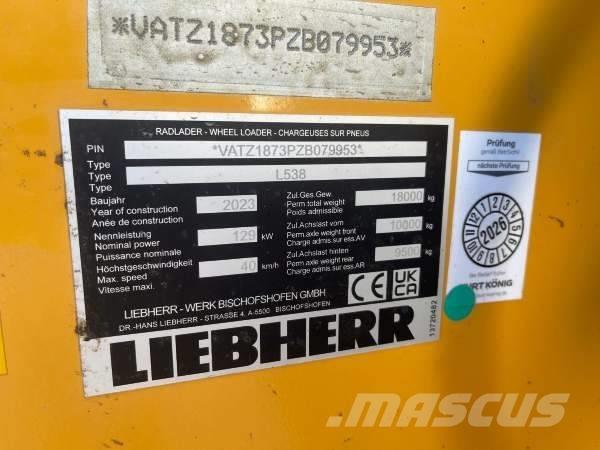 Liebherr L 538 V Naudoti ratiniai krautuvai