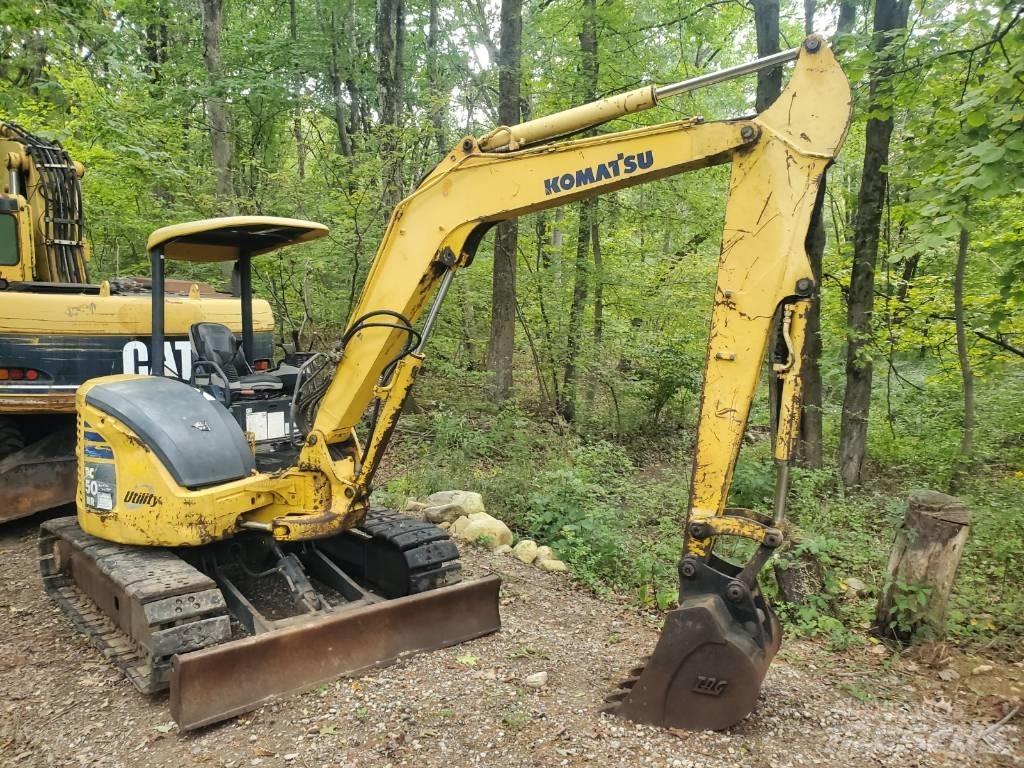 Komatsu PC50MR-2 Mini ekskavatoriai < 7 t