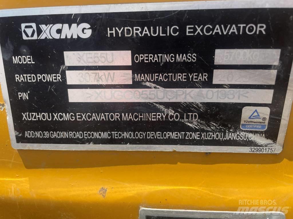 XCMG XE 55 U Mini ekskavatoriai < 7 t
