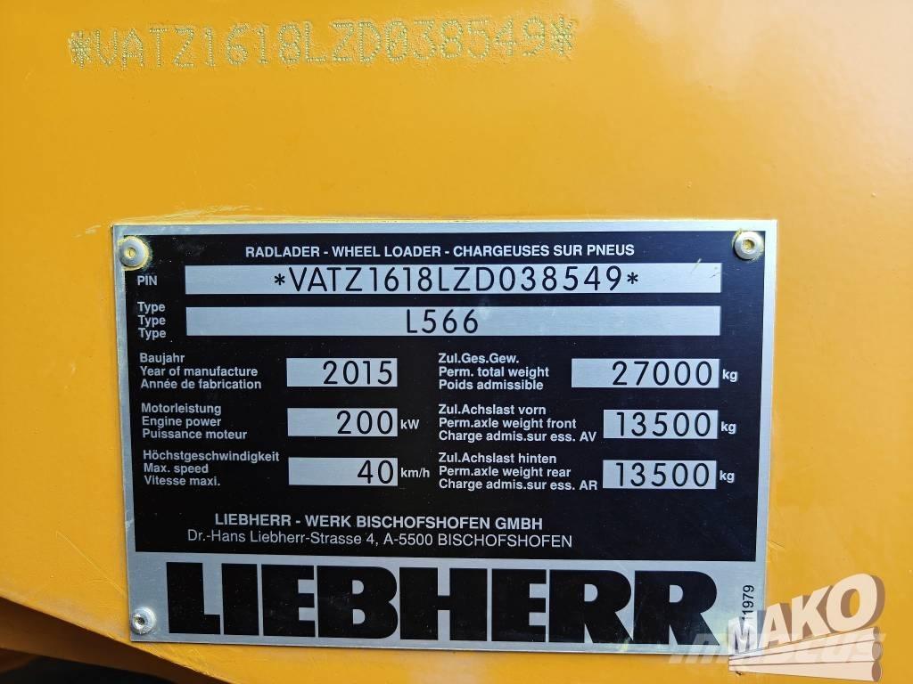 Liebherr L 566 Naudoti ratiniai krautuvai