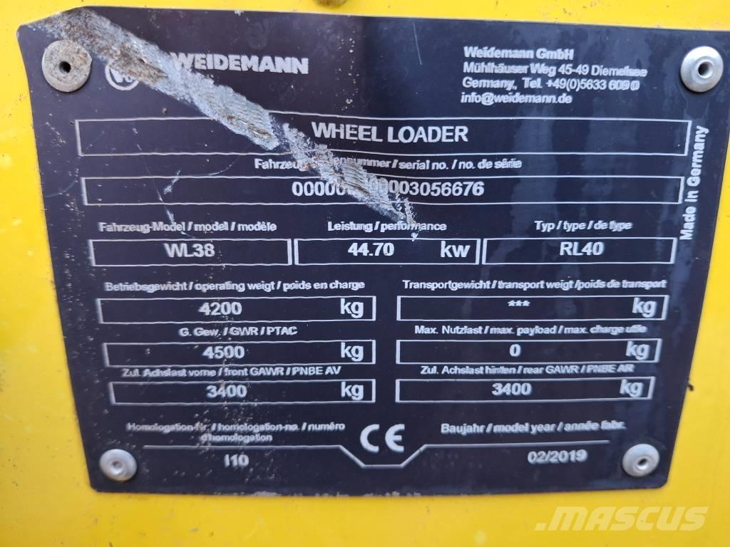 Wacker Neuson WL 38 Naudoti ratiniai krautuvai
