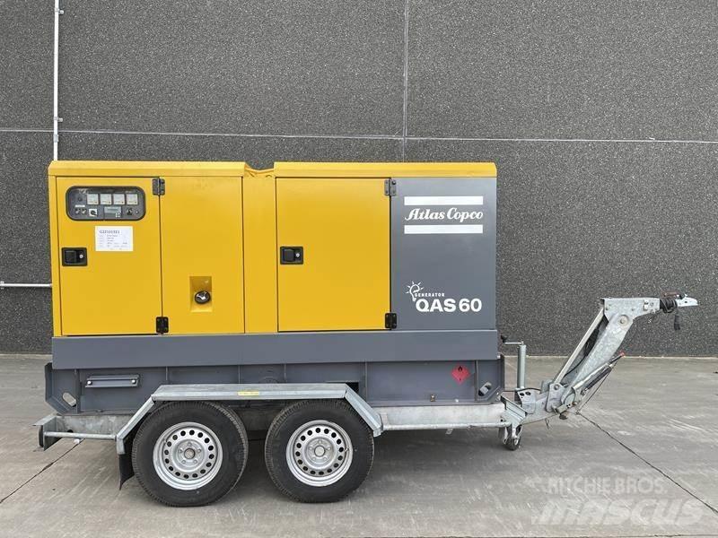 Atlas Copco QAS 60 Dyzeliniai generatoriai
