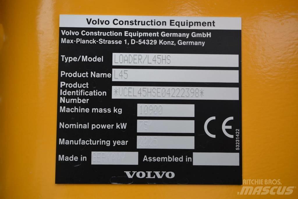 Volvo L 45 HS Naudoti ratiniai krautuvai