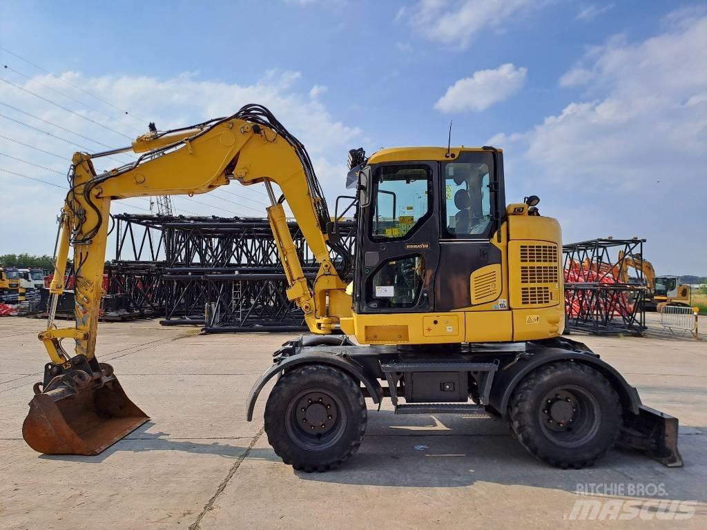 Komatsu PW118MR-11 Ratiniai ekskavatoriai