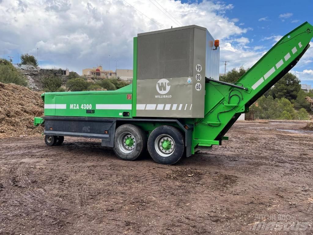 Willibald MZA 4600 Medienos smulkintuvai