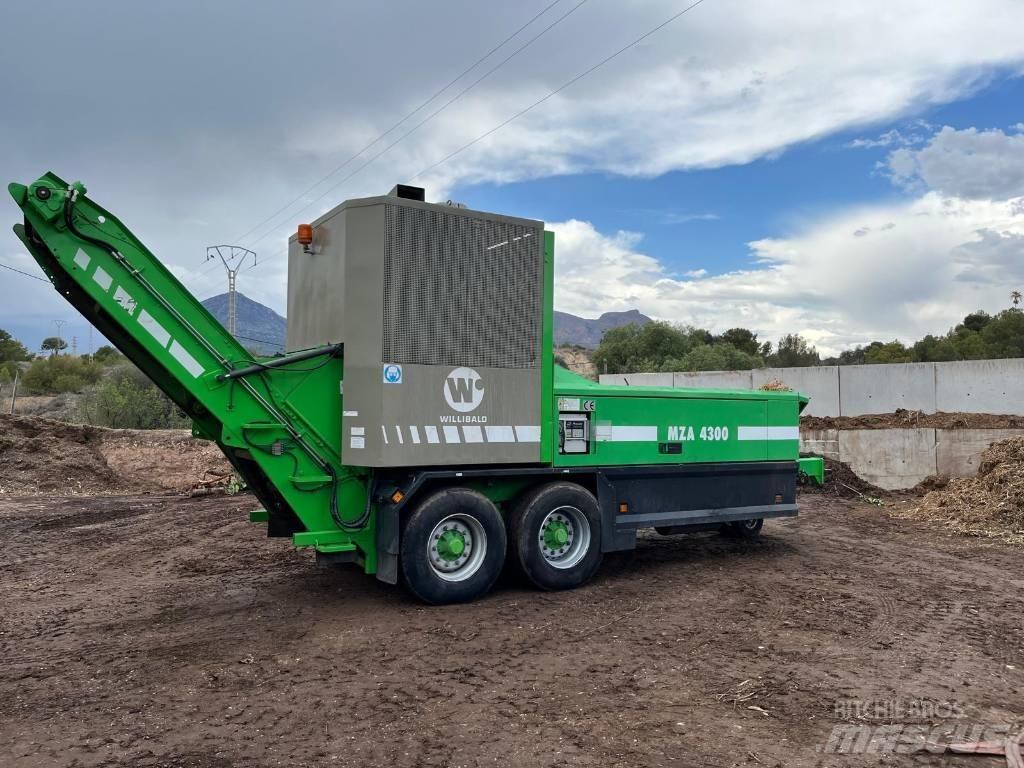 Willibald MZA 4600 Medienos smulkintuvai