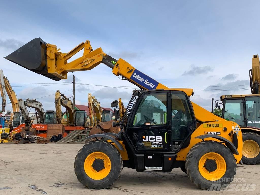 JCB 531-70 Teleskopiniai krautuvai žemės ūkiui
