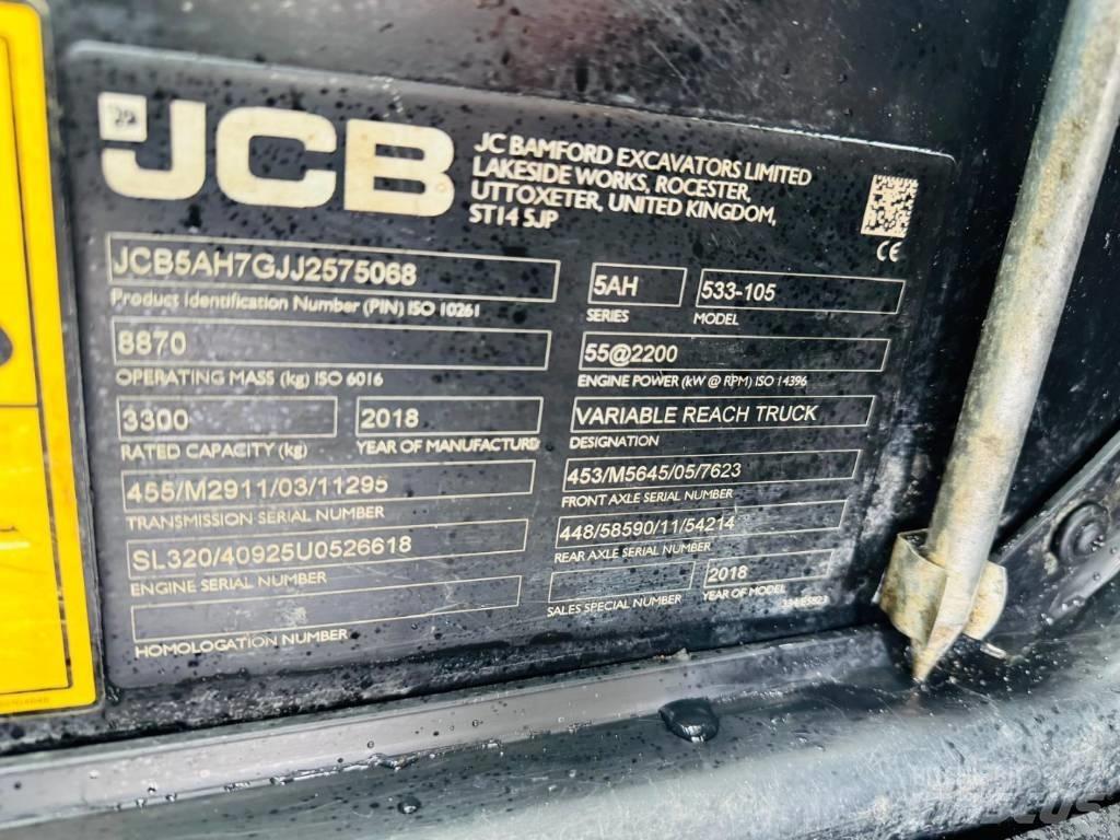 JCB 533-105 Teleskopiniai krautuvai