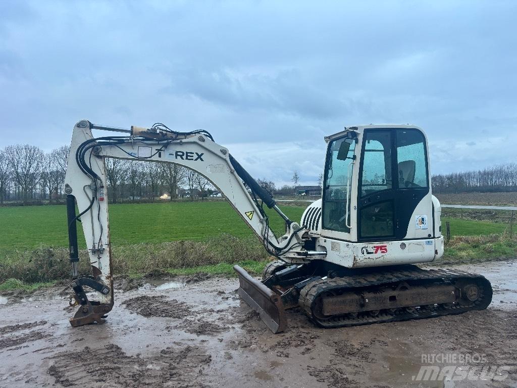 Terex TC 75 Vidutinės galios ekskavatoriai 7-12 t