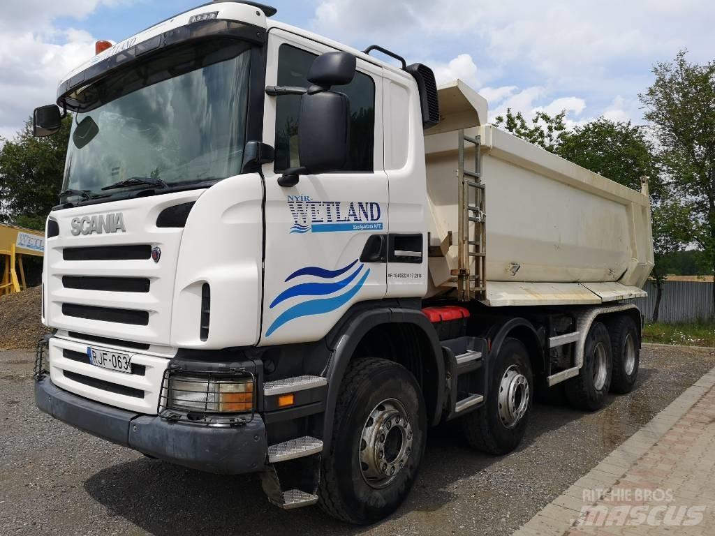 Scania G 480, 8x4 Savivarčių priekabų vilkikai