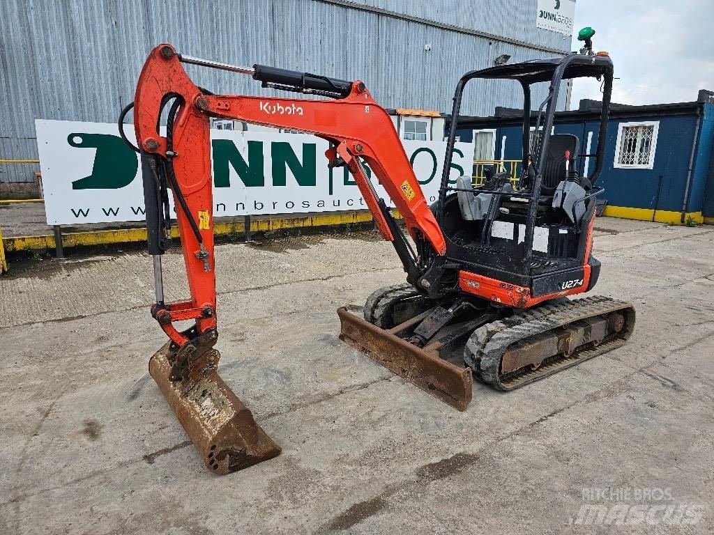 Kubota U 27-4 Mini ekskavatoriai < 7 t