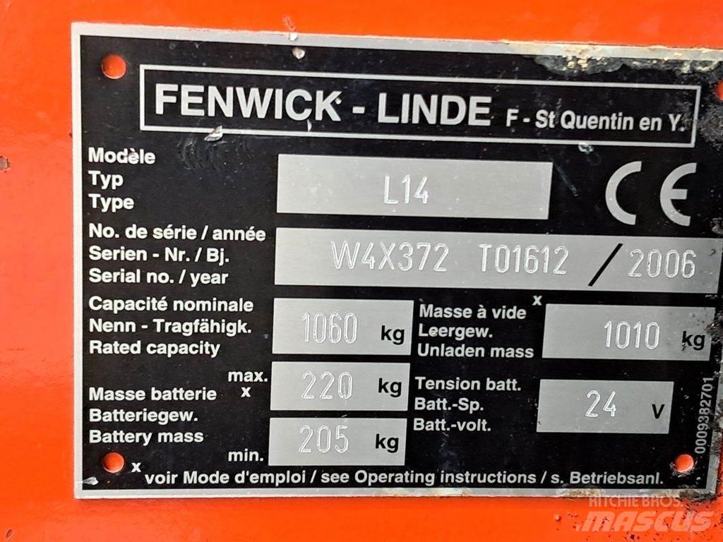 Linde L14 Rankiniai vėžimėliai