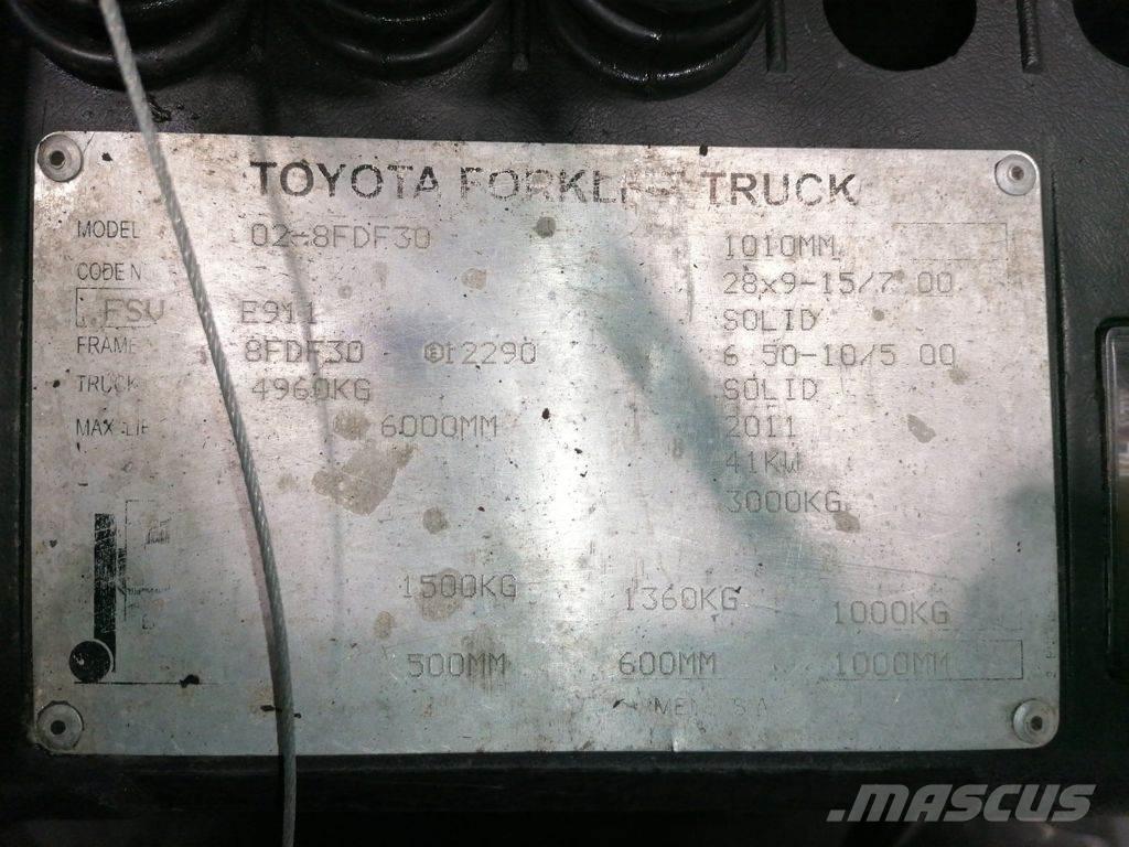 Toyota 02-8FDF30 Dyzeliniai krautuvai
