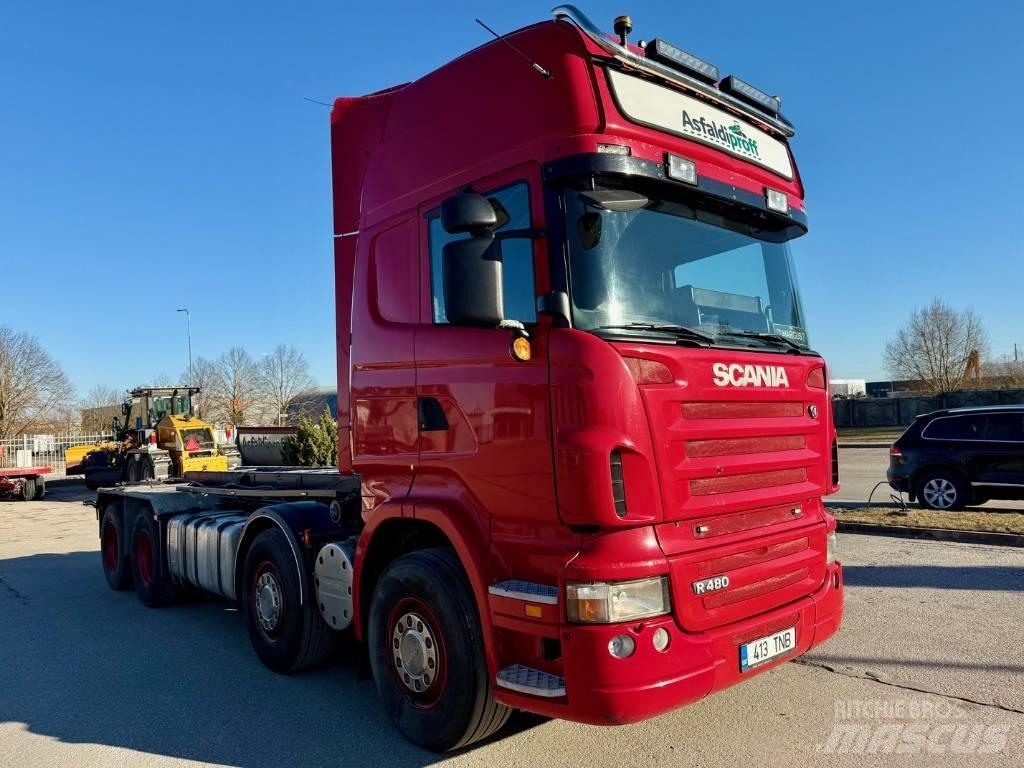 Scania R 480 Savivarčiai su kabeliniu keltuvu