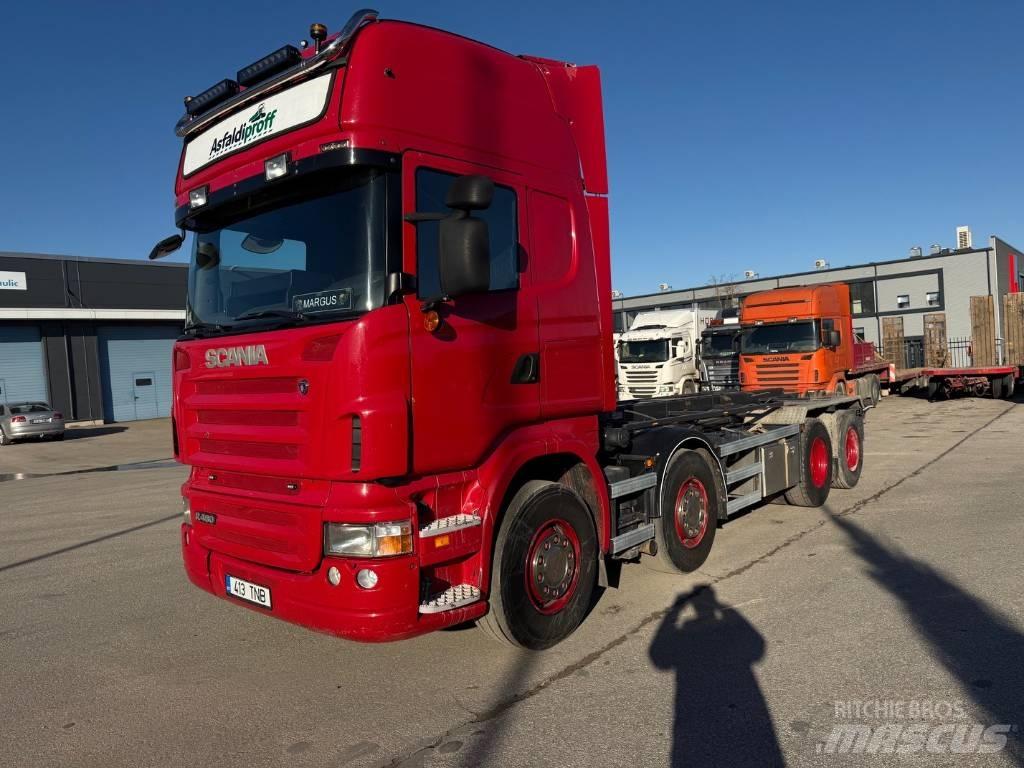 Scania R 480 Savivarčiai su kabeliniu keltuvu